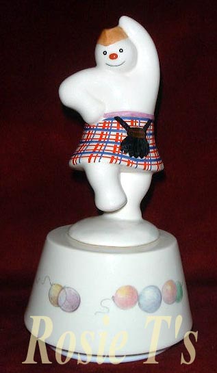 Royal Doulton DS18 Highland Snowman Music Box