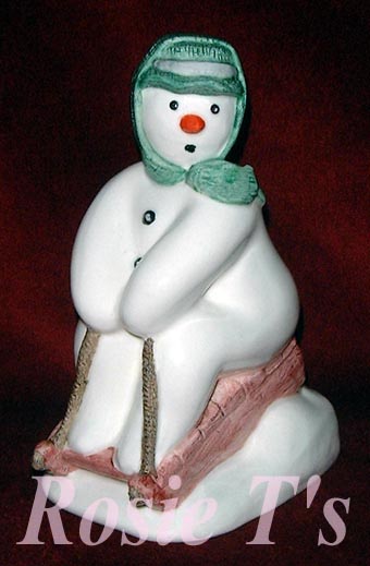 Royal Doulton DS20 The Snowman Tobogganing