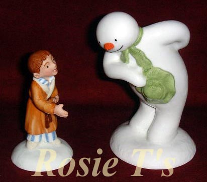 Royal Doulton The Snowman and James Limited Edition Pair