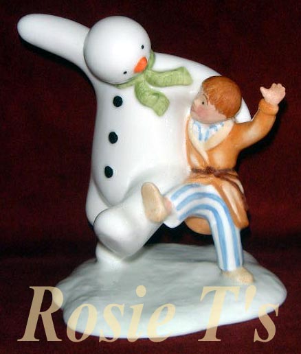 Royal Doulton The Snowman and James Dancing in the Snow Limited Edition Tableau